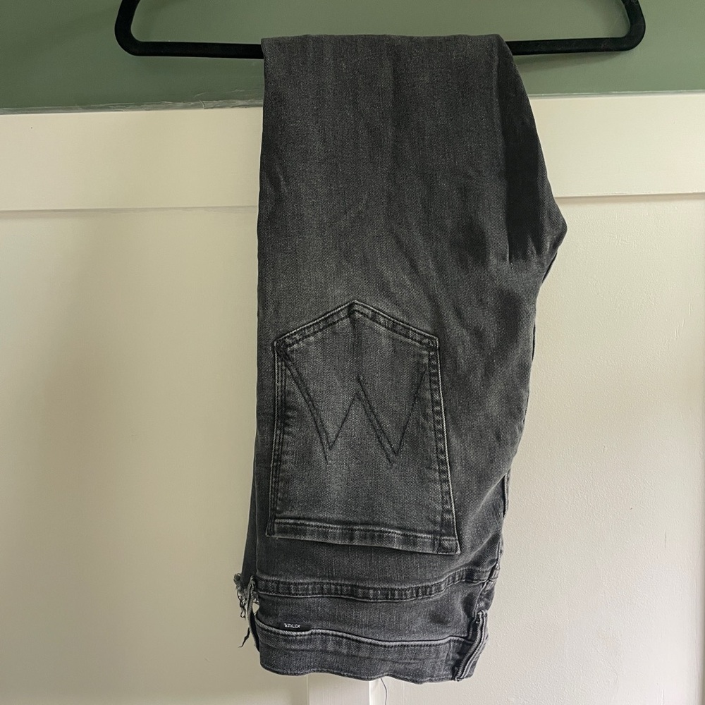 MOTHER Mother The Pixie Dazzler Ankle Fray Jeans